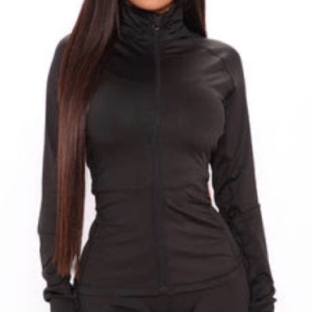 Women’s Black Full-Zip Lightweight Jacket